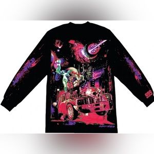 Juice Wrld x Vlone Galaxy Longsleeve T-shirt